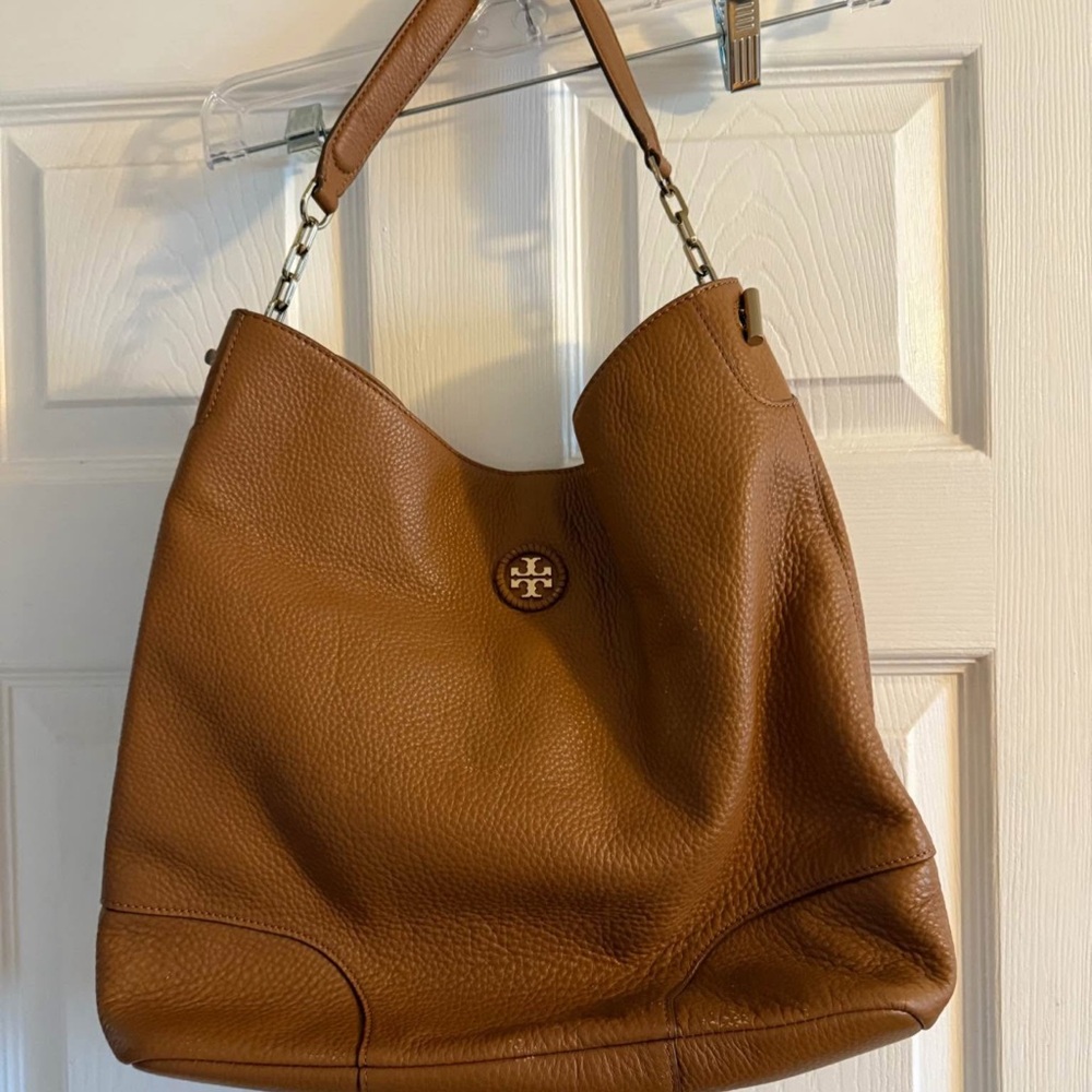 Tory Burch Tan Leather Hobo Bag